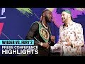 HIGHLIGHTS | DEONTAY WILDER VS TYSON FURY 2 LAUNCH PRESS CONFERENCE
