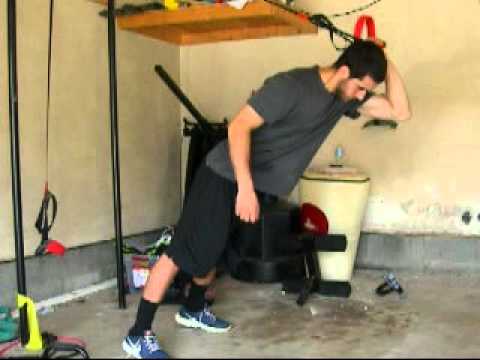 Single Arm Suspension Rope Tricep Extentions