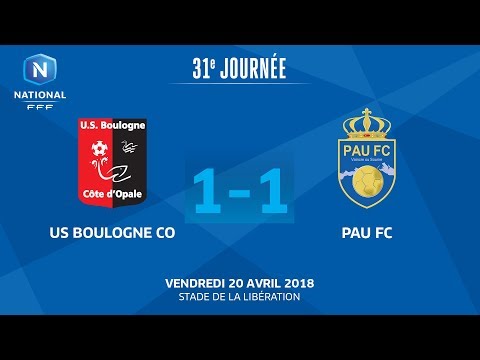J31 : US Boulogne CO - Pau FC (1-1), le replay I National FFF 2018