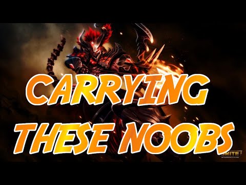 WATCH ME CARRY THESE NOOBS! | HACHIMAN ADC | GM Smite S7
