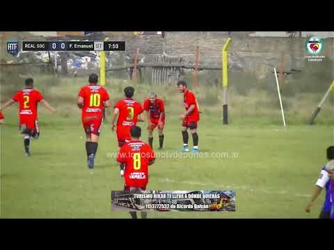 Real Sociedad 2 Fundación Emanuel 0 - Fecha 3 Zona 1 Torneo Joel Luna AMFSV