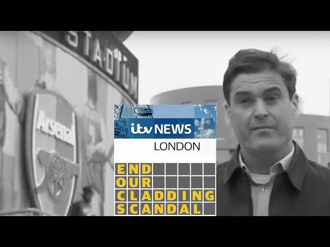 Cladding Scandal - Arsenal "Fire Trap Flats" - ITV News London - 17/3/21