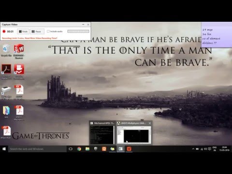 ANSYS 15 -APDL-Trusses