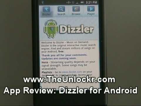 Android App Review - Dizzler (www.TheUnlockr.com)