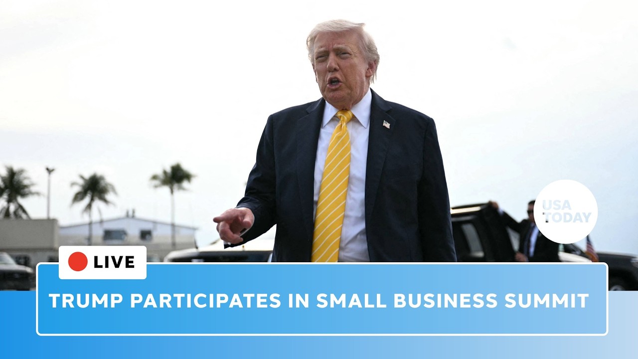 Live: Donald Trump attends small business summit