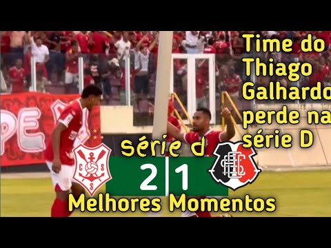 Sergipe x Santa Cruz -  | GOLS E MELHORES MOMENTOS |Série D 2025