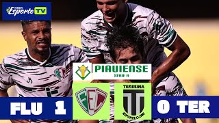 Fluminense -PI x  Teresina. Campeonato piauiense 2026, 4° rodada.  Gol e melhores momentos.