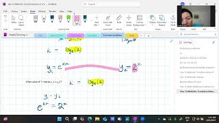 Year 12 VCE Maths Methods Transformations of Exponential functions
