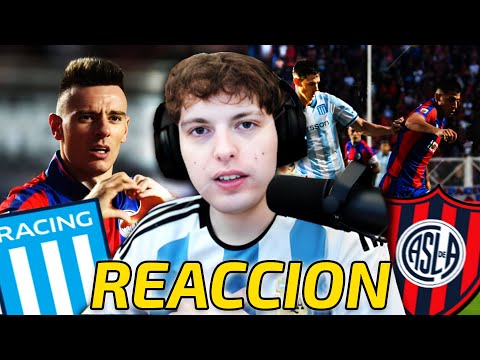 DAVOO XENEIZE REACCIONA A SAN LORENZO 3 RACING 2 | PARTIDAZO