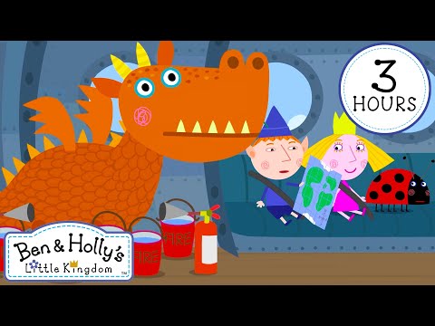 🐞 Dragon Babysitting! 🔥 Ben and Holly's Little Kingdom | Cartoons For Kids