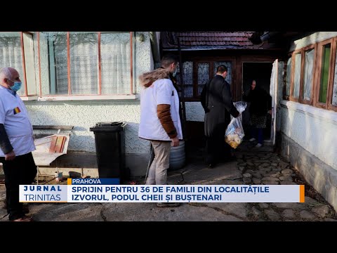 Sprijin pentru 36 de familii din localitățile Izvorul, Podul Cheii și Buștenari