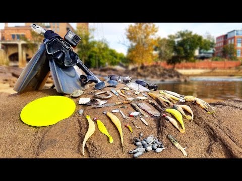 Searching for River Treasure! - Knife, $40 Swimbait, 4 Sunglasses, Fishing Tackle and MORE!