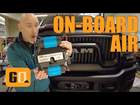 ARB Compressor Install with NH Overland bracket on RAM 2500 Power Wagon