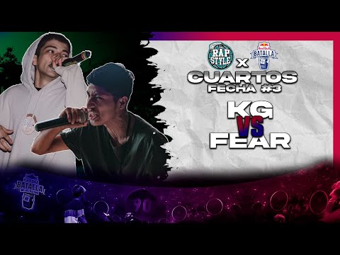 KG vs FEAR -4tos- Clasificatoria RED BULL Rapstyle Sjl (Fecha #3)