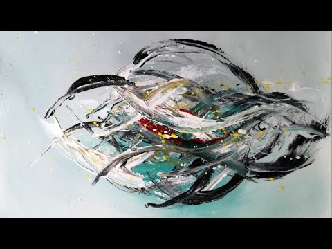 Acryl malen ganz einfach - abstrakt Traum, für Anfänger - Easy Acrylicpainting for Beginners