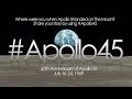 #Apollo45 Where were you when Apollo 11 Landed.