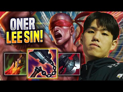 ONER LITERALLY GOD MODE WITH LEE SIN! - T1 Oner Plays Lee Sin JUNGLE vs Kindred! | Season 2023