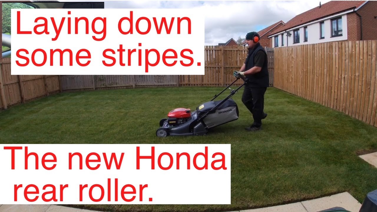 Bought a rear roller. The Honda HRX 476 QY 19” Roller Mower. #garden #business