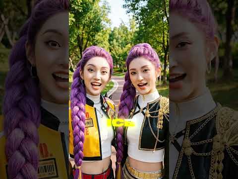 There is a real Rumi and a fake Rumi.#kpop  #rumi  #kpopdemonhunters