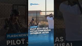 Mencekam! Pilot F-15 AS Nyaris Diamuk Warga di Kuwait seusai Jet Tempurnya Jatuh