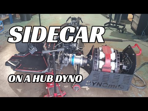 Sidecar on DYNOmite hub dyno with PEREK dyno controller @ RRR Engineering