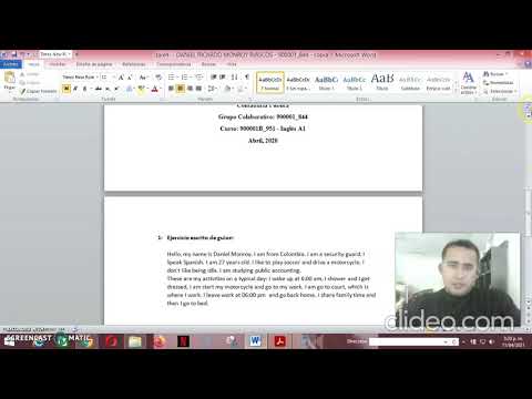 DANIEL MONROY - PRONUNCIACIÓN