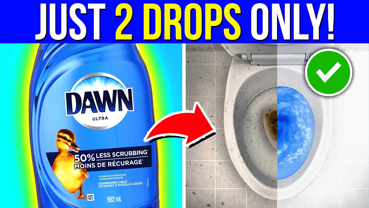 12 POWERFUL Dawn Dish Soap Hacks To Get Rid Of Pests, Stains, Clogged Drains & MORE!
