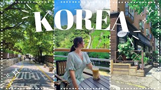 PRODUCTIVE KOREA VLOG 🇰🇷🍀 Cafe Hopping, Eating Street Food, Shopping at Olive Young and more✨