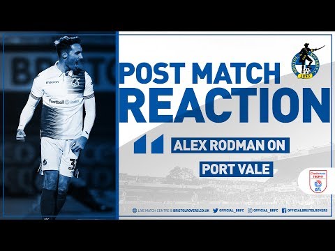 Reaction: Alex Rodman on Port Vale
