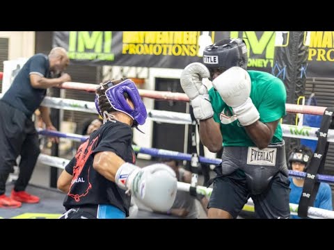 Curmel Moton sparring - The next big boxing star 🥇