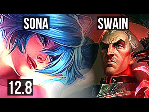 SONA & Viktor vs SWAIN & Jhin (SUP) | 1/0/8, 700+ games, 900K mastery | EUW Grandmaster | 12.8