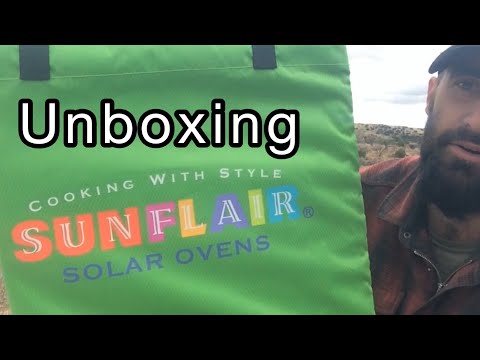 Unboxing Our New Off Grid Solar Oven by Sunflair #sunflair