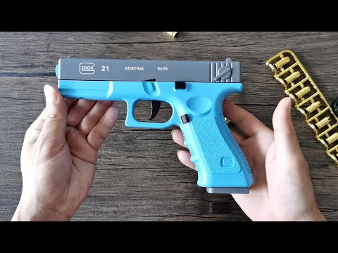 Glock 21 Blowback Blaster Pistol 2022 - Automatic Shell Ejecting Toy Gun