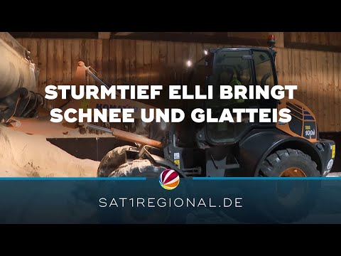 Sturmtief „Elli“ bringt Schnee, Glatteis und Sturm nach Norddeutschland