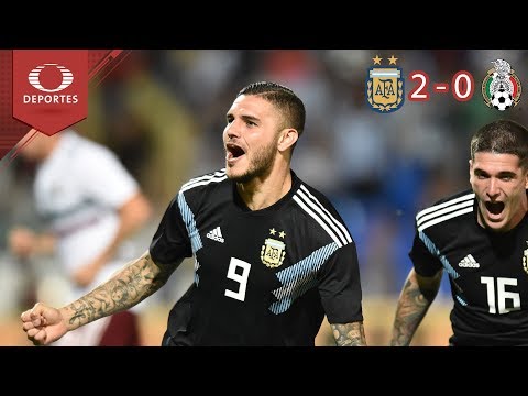 Argentina repeats its dose | Argentina 2-0 Mexico | Friendly Match - Televisa Deportes