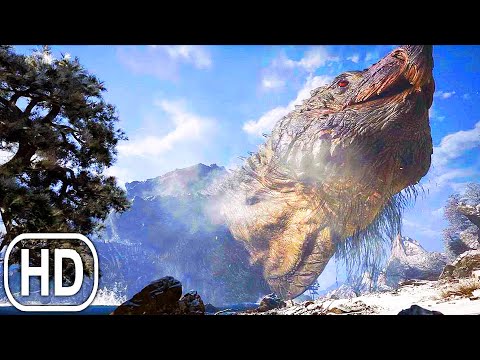 Black Myth Wukong - Monkey King Awakens Giant Turtle Scene