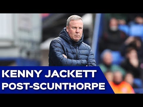 Kenny Jackett post-Scunthorpe United