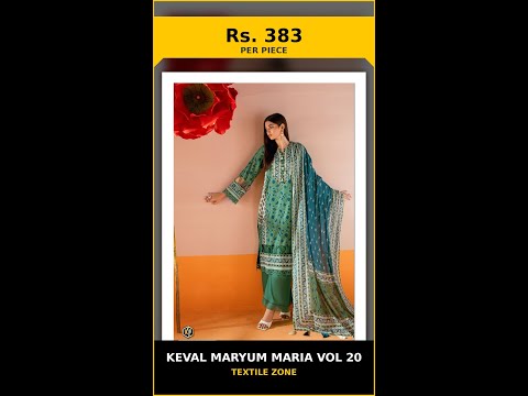 Keval Maryum Maria Vol 20 - Karachi Pattern Dress – product video thumbnail