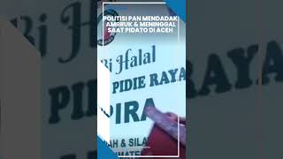 BERITA DUKA! Politisi PAN Mendadak AMBRUK dan MENINGGAL Dunia saat Pidato Halal Bihalal di Aceh