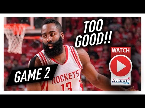James Harden Full Game 2 Highlights vs Thunder 2017 Playoffs - 35 Pts, 8 Ast, ON A MISSON!