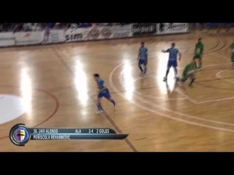 Gol Javi Alonso (2-4) Peñíscola Rehab Medic-Magna Gurpea