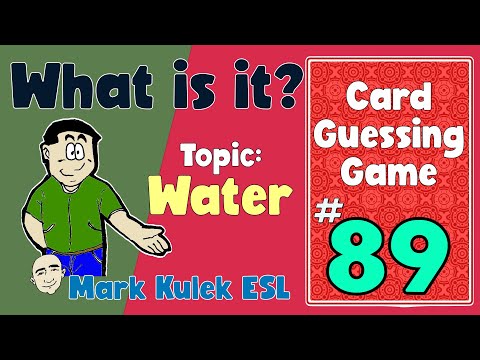 What is it? (water - #89) | Fluency Practice - Mark Kulek ESL