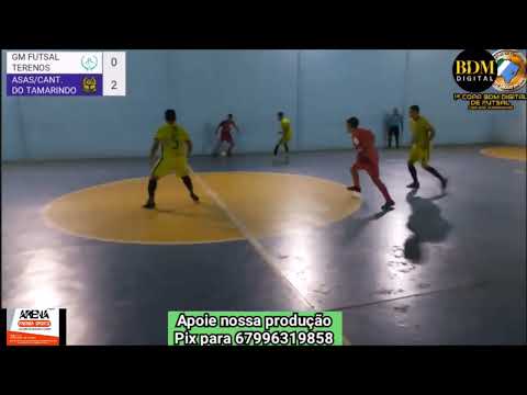 Gols de Asas/Cantinho do Tamarindo x GM Futsal de Terenos - Copa BDM 2022