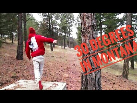 Disc golf course in Montana!!