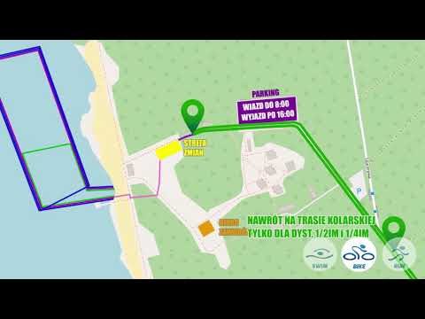 Prezentacja trasy Garmin Iron Triathlon Nieporęt