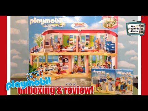 🌈 Playmobil Review of the HUGE Summer Fun Hotel and Add-on sets! 💜The Playmobil Diaries