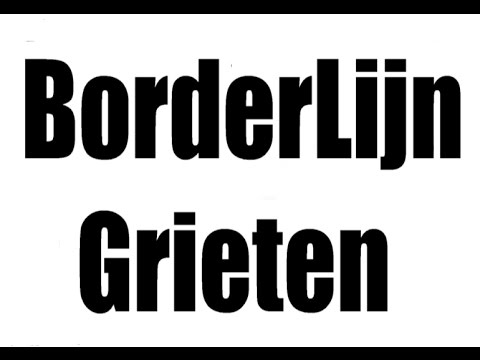 BORDERLIJNGRIETEN - HAUSMAGGER