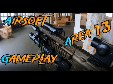 Airsoft Gameplay CQB Indoor german deutsch - Area13 Leipzig - Gameday 12.02.2023