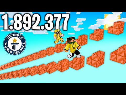 PROVO A BATTERE 5 RECORD MONDIALI *SPECIALE CON MARTINA* MINECRAFT