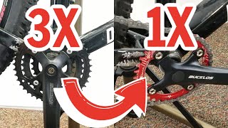 Convert a Mountain Bike to a 1X